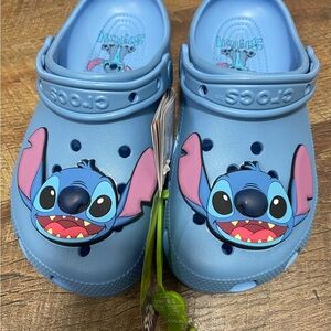 Crocs Blue Stitch Clogs